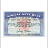 social security card template