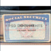 social security card template