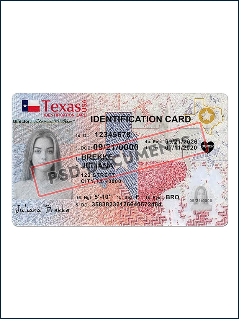 Texas Identification Card