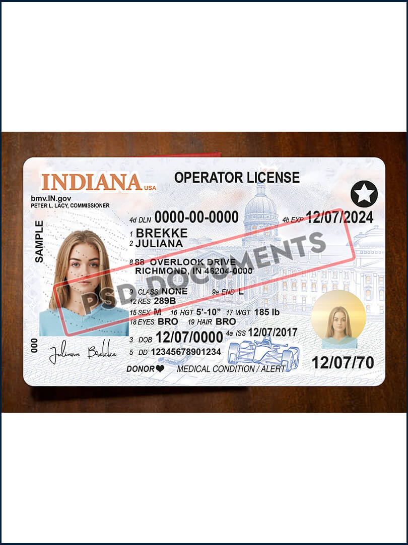 Indiana Driver License