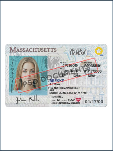 Massachusetts Driver License