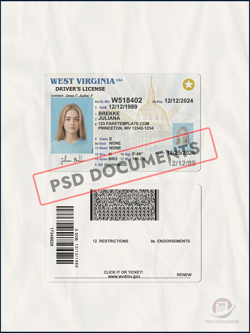 West Virginia Driver License