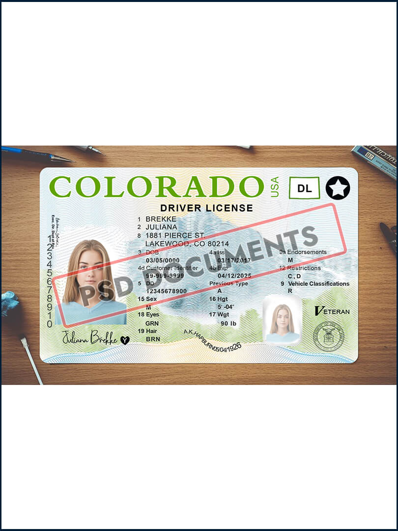 Colorado Driving License